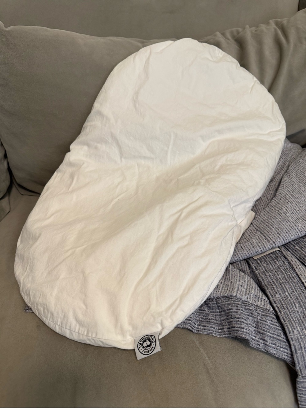 Topponcino Montessori Baby Support Pillow White
